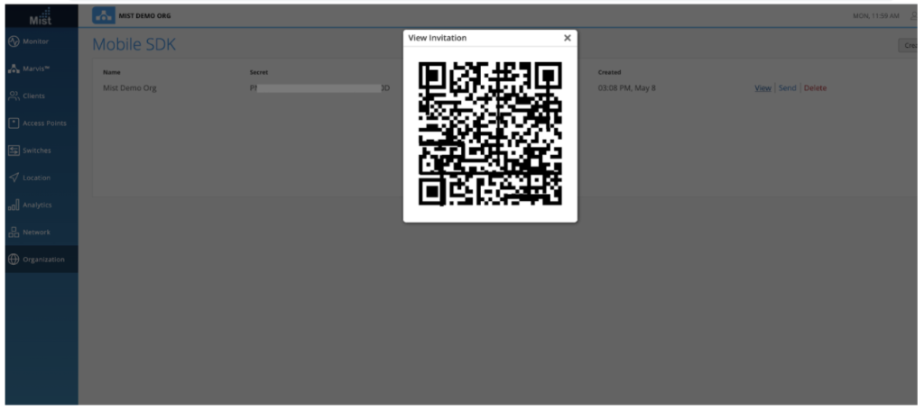 Mist Experience Mobile App - Mist