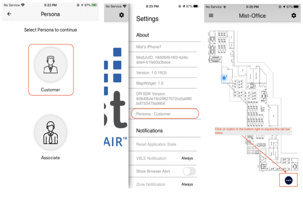 Mist Experience Mobile App - Mist