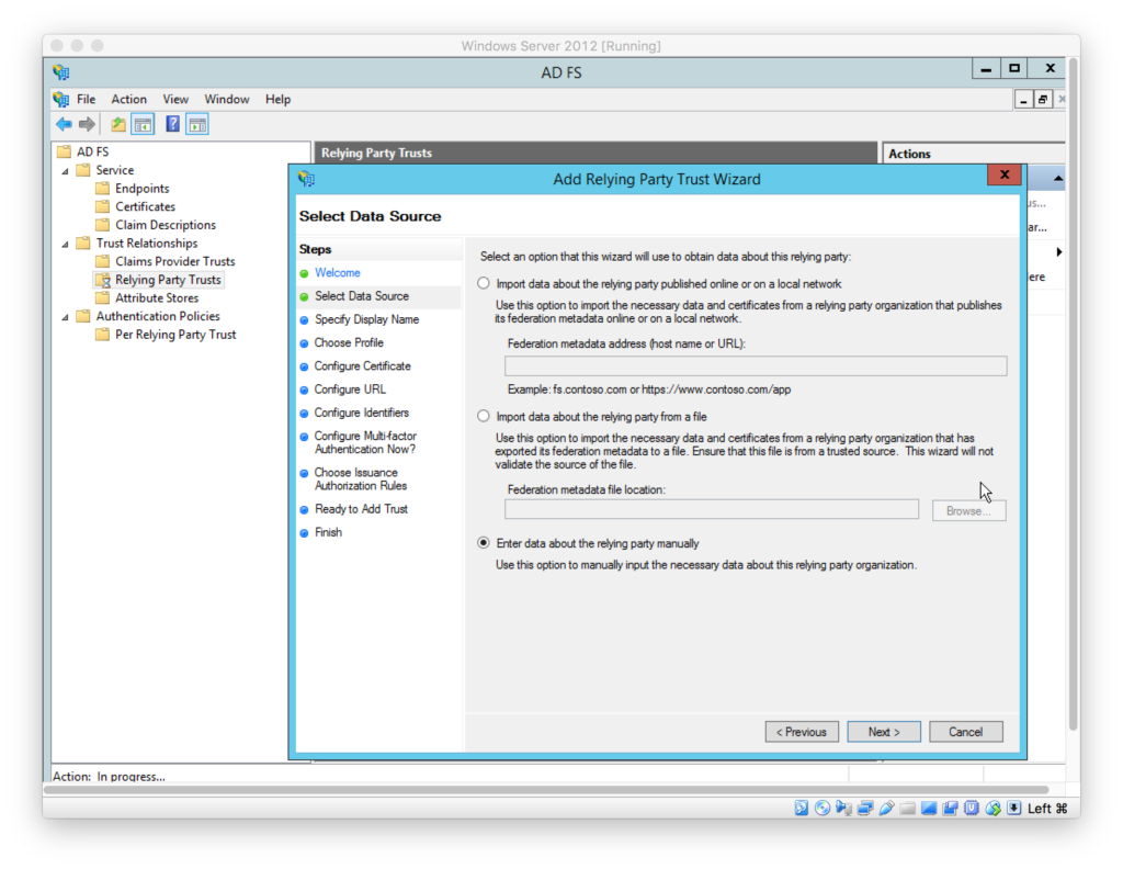 SAML setup with ADFS - Mist